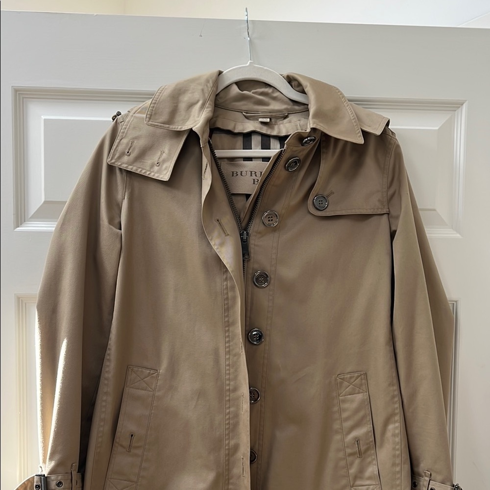 Burberry Tan Trench Coat